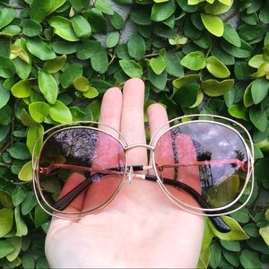 Free People Oversized Rose Colored Glasses